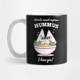 Funny Hummus Shirt Cute Pun Gift Hipster Vegan Dish Food Mug